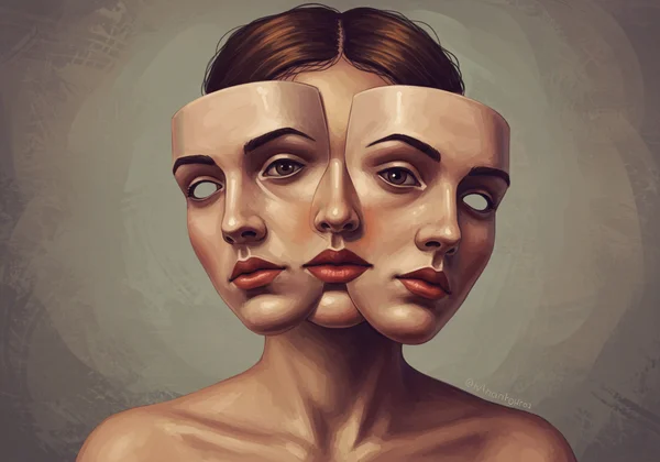 Person subtly concealing autistic and queer identities.