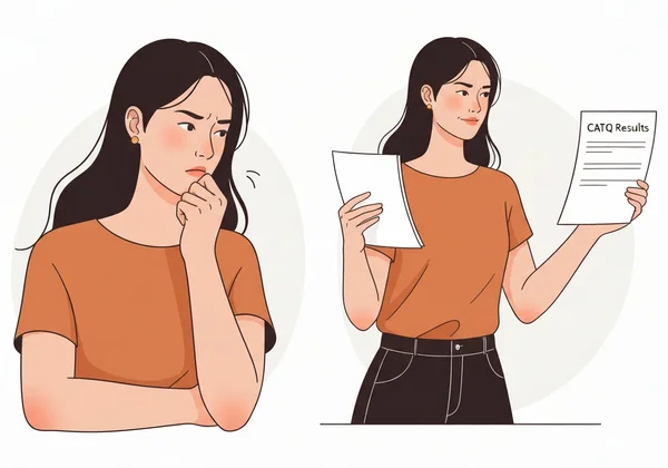 Person using CATQ results for self-advocacy